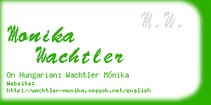 monika wachtler business card