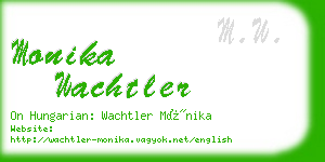 monika wachtler business card